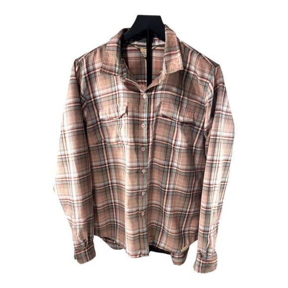 Exofficio Plaid Button Front Shirt Mulitcolor Size XL - Picture 1 of 8